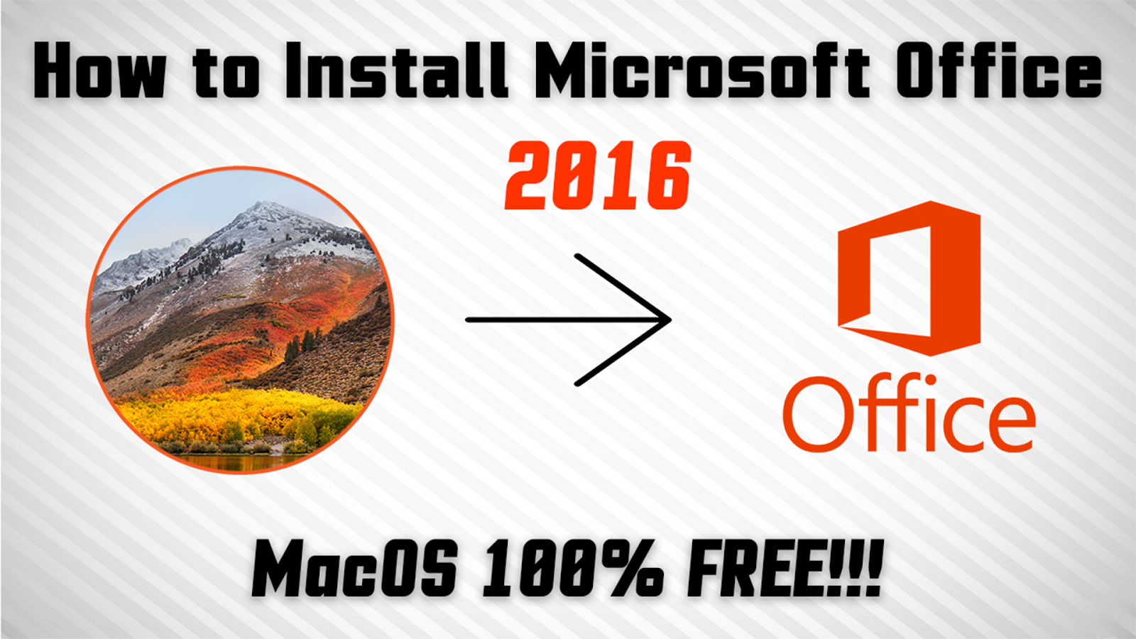 microsoft office install for mac free